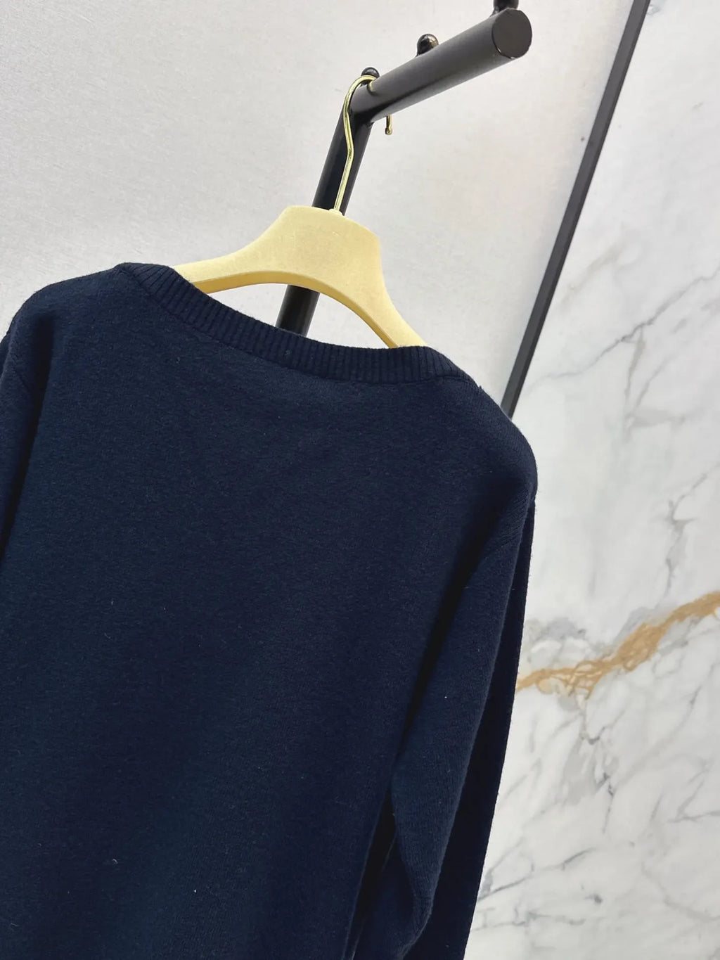 Classic Embroidered Knit Sweater