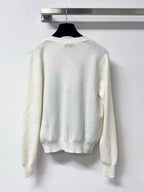 Preppy Fake Two-Piece Cardigan