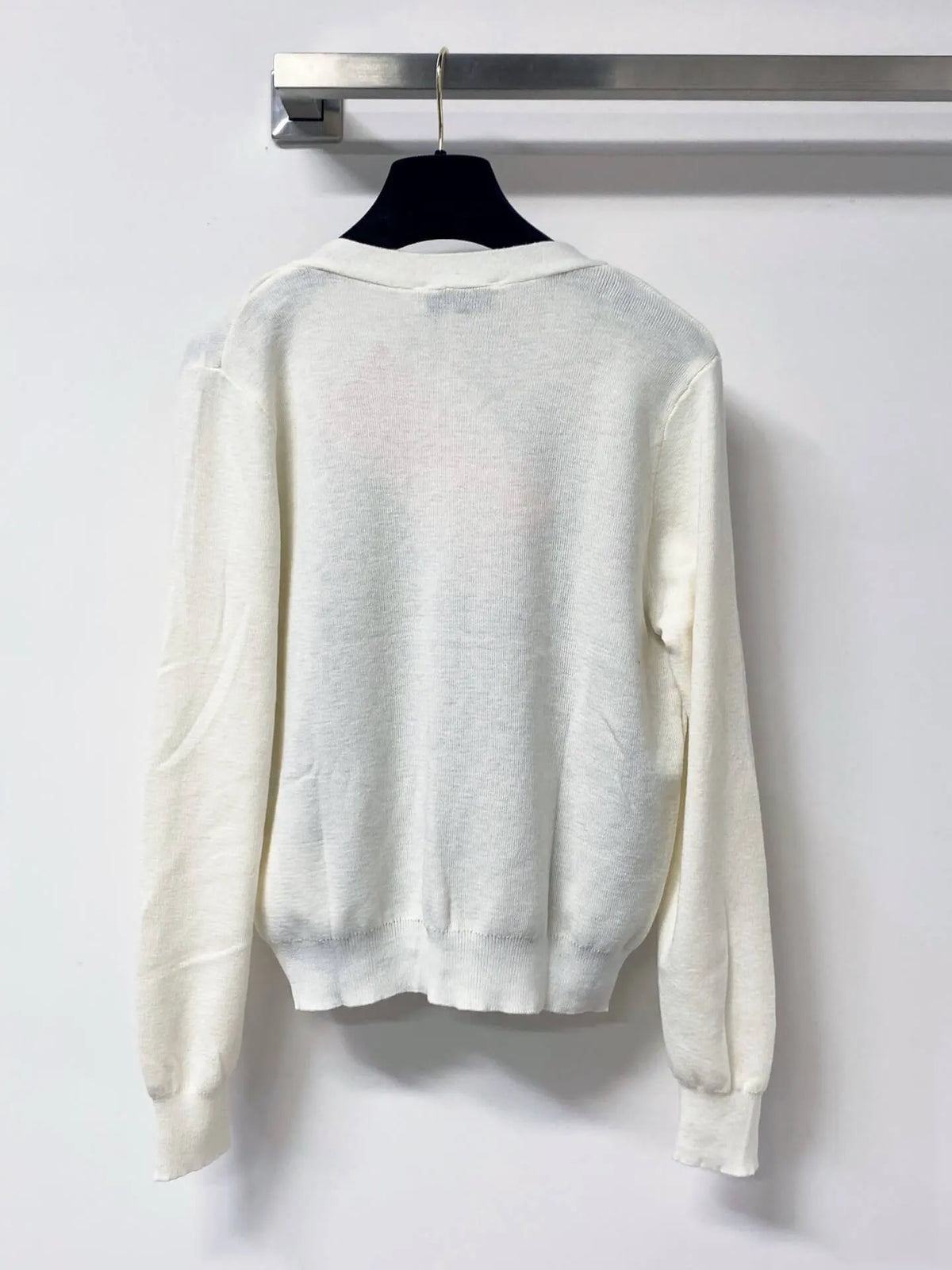 Preppy Fake Two-Piece Cardigan