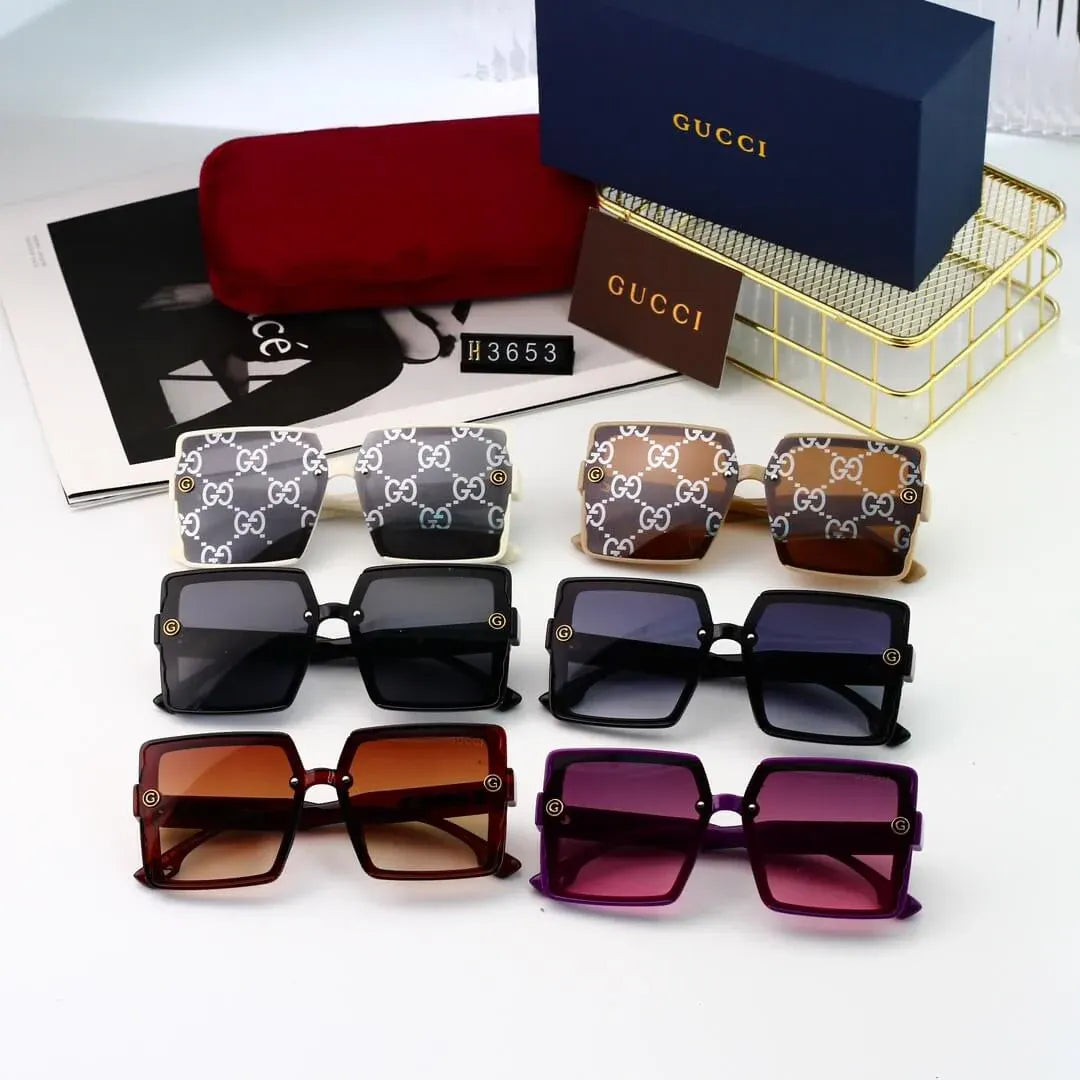 Retro Modern Full Frame Design Square Sunglasses