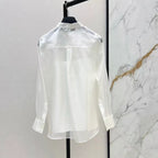 Ruffled Collar Two-Piece Shirt