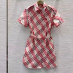 Plaid Shirt Dress