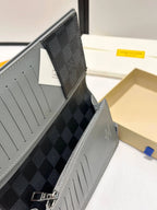Checkerboard Long Wallet