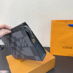 Checkerboard Patchwork Clutch Bag