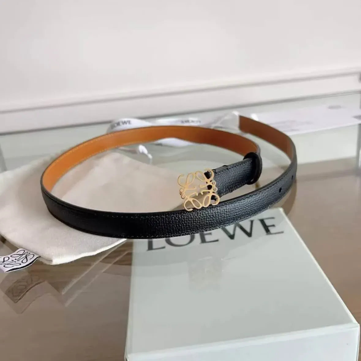 Fashionable Versatile Double-Ring Buckle Belt
