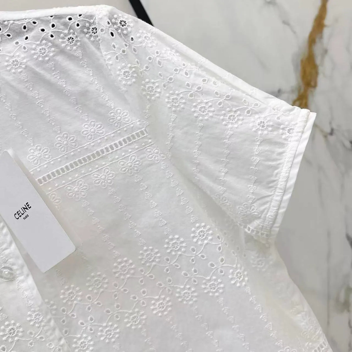 Eyelet Embroidered Shirt