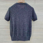 Intricate Beadwork Cashmere Top