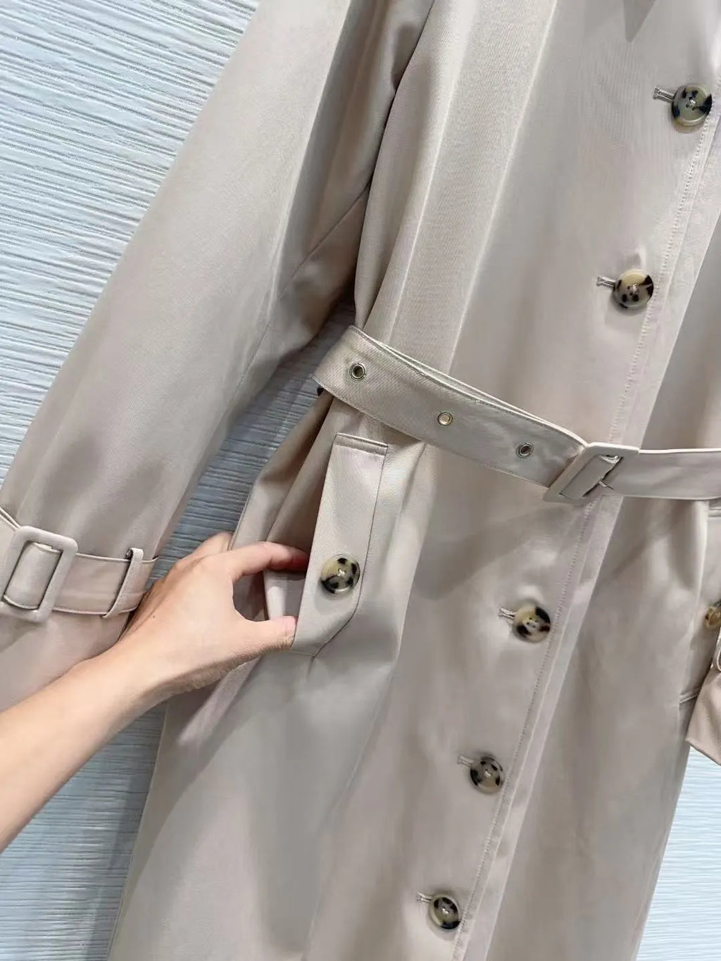 Classic Khaki Trench Coat