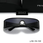 Unique One-Piece Square Sunglasses
