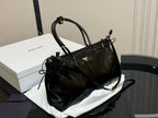 Vintage Glossy Triangle  Handbag