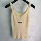 Mesh Knit Cardigan and Cami Two-Piece Set