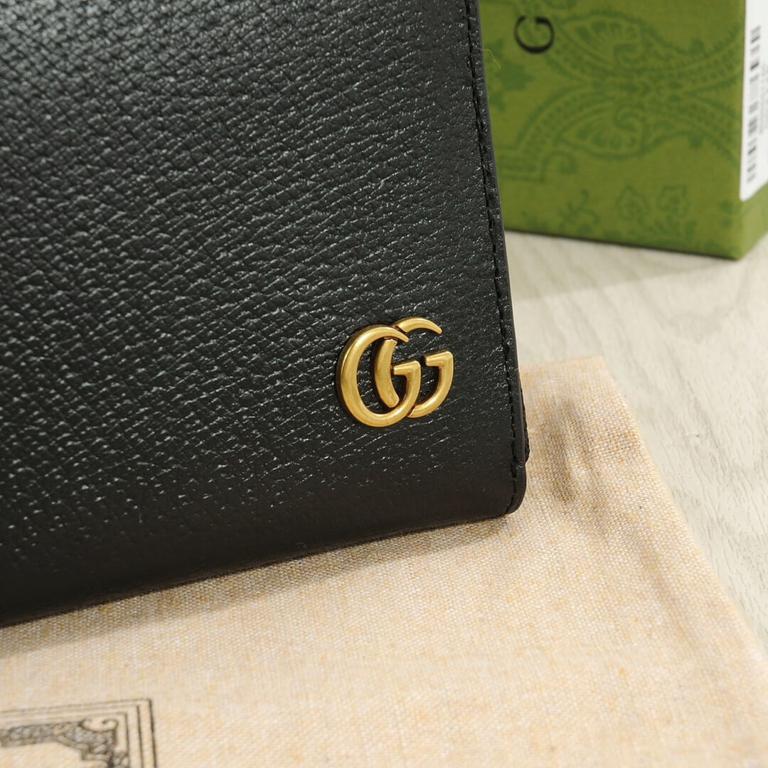 Obsidian Grained Zip Long Wallet