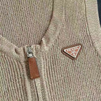 Half-Zip Knit Vest