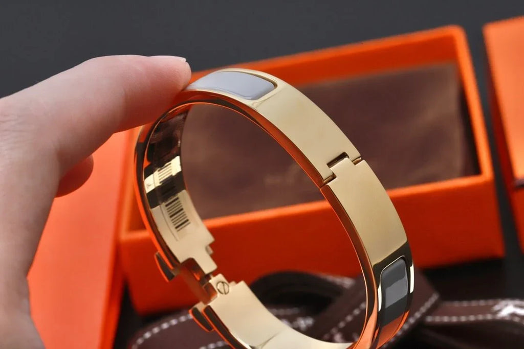 H Letter Design Bangle