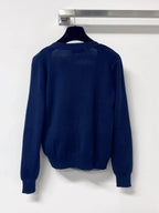 Preppy Fake Two-Piece Cardigan