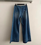 Vintage Washed Flare Jeans