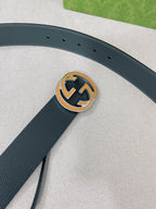 Fashionable Reversible Metal Buckle Belt