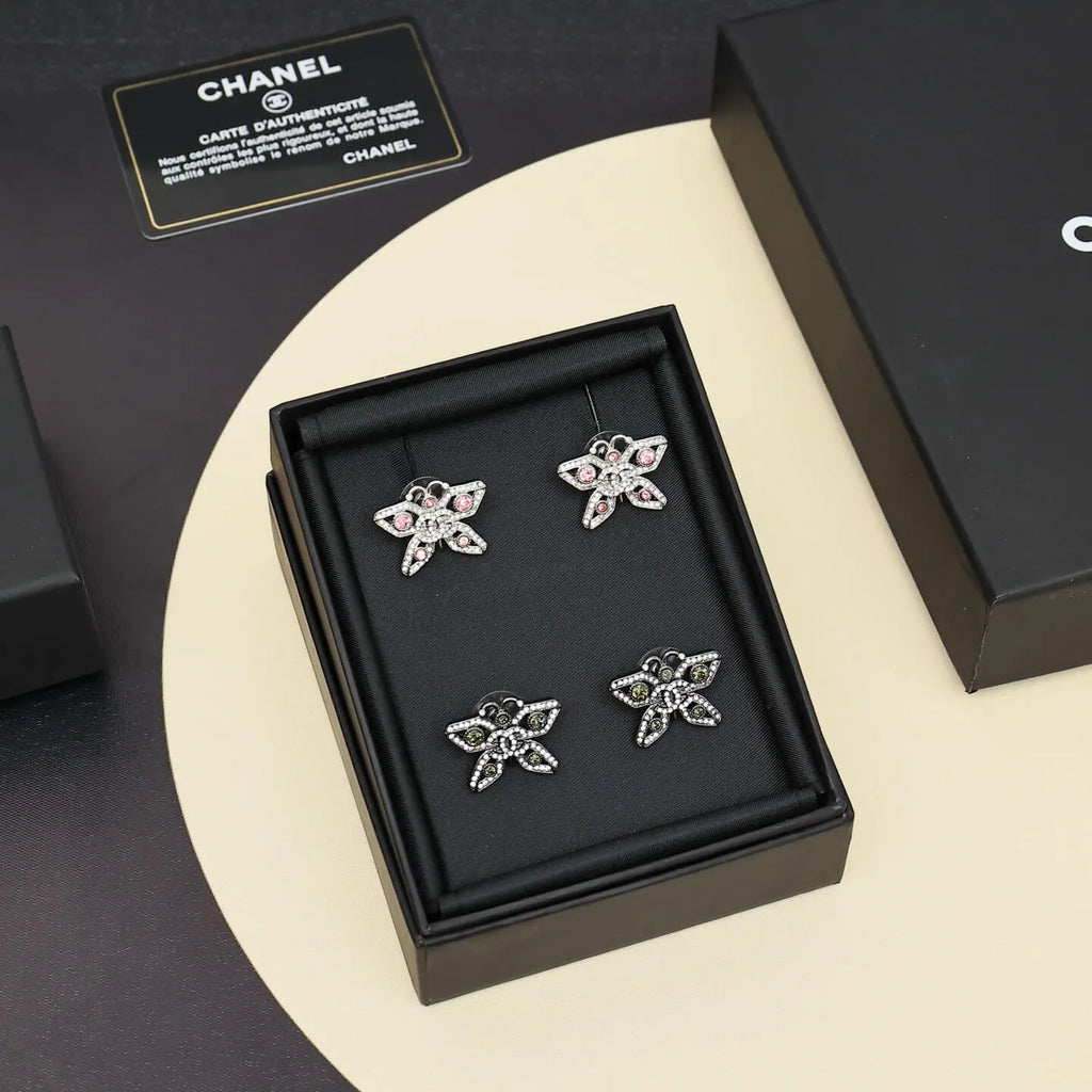 Trendy Butterfly Stud Earrings