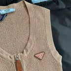 Half-Zip Knit Vest